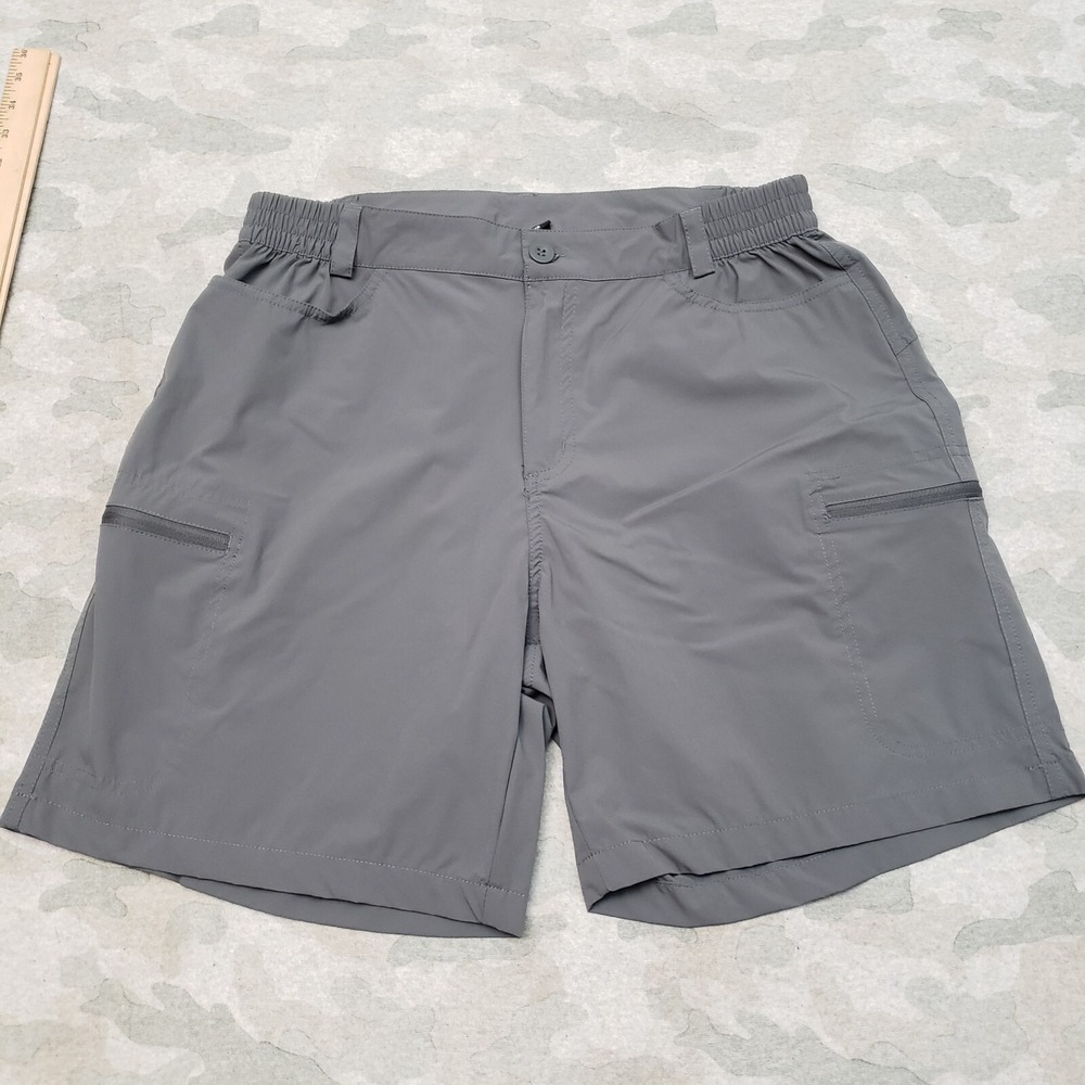 Viddin Shorts Mens Large Gray Cargo Pockets